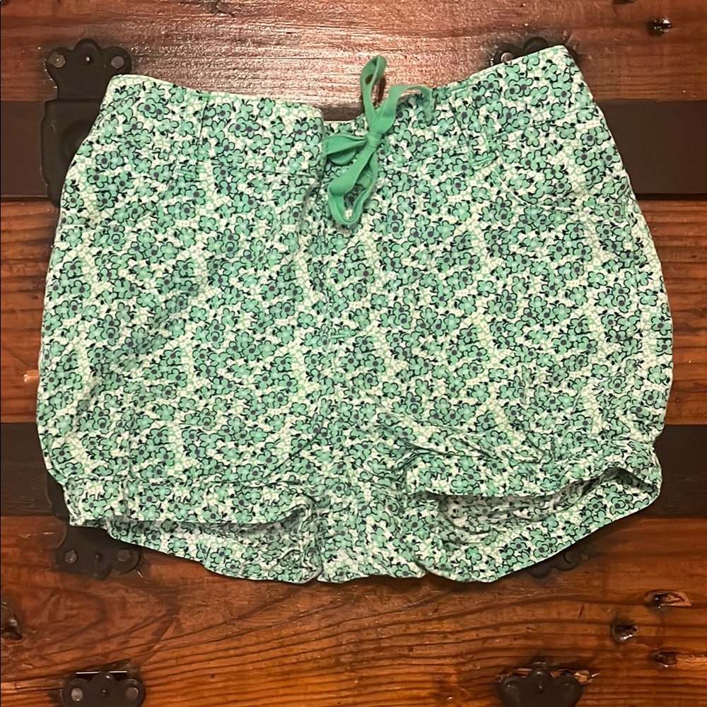 GAP Floral Green Shorts